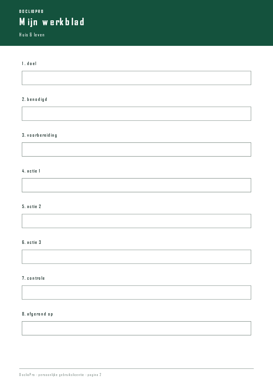 Inhoudsvoorbeeld 2 van Huis & huishouden Complete Checklist