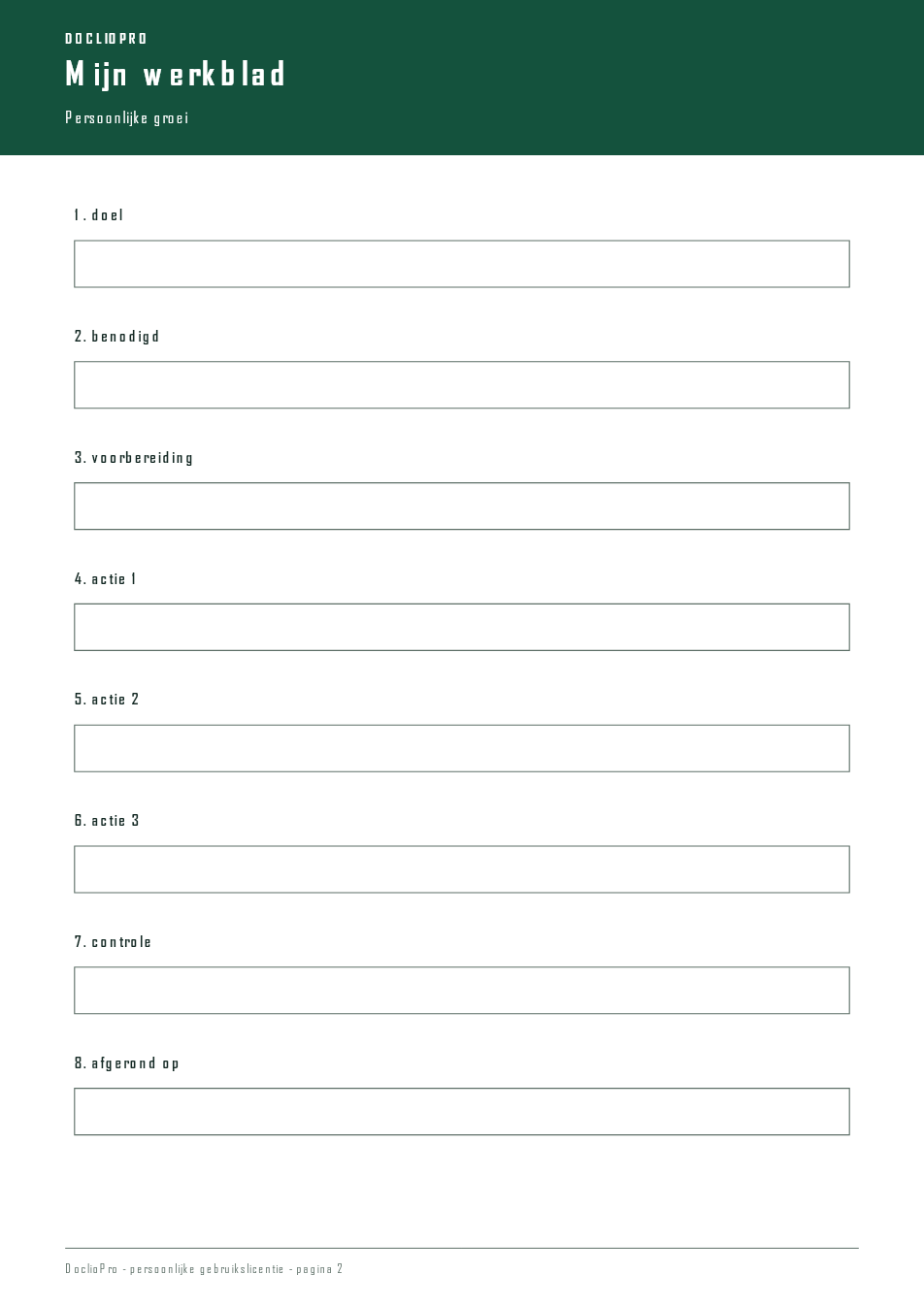 Inhoudsvoorbeeld 2 van Gewoontes & balans Complete Checklist
