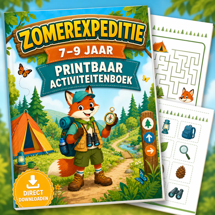 Voorbeeldpagina uit Zomerexpeditie